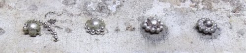 Judy Larson's Bali Style Adjustable Closures - , Findings & Components, Toggles & Clasps, Earwire & Headpin, Making Chain, Chain Making , Butane Torch, Soldering, Solder, Cut two pieces of 1.5mm ball chain ten balls long.